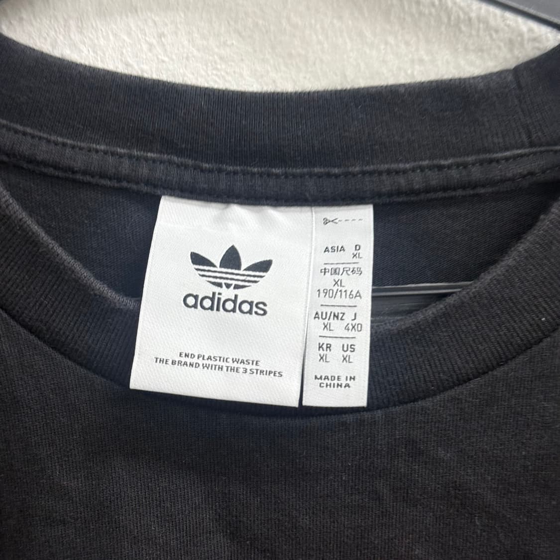 아디다스 Y2K 블락 반팔 티셔츠 (XL) 상품이미지2