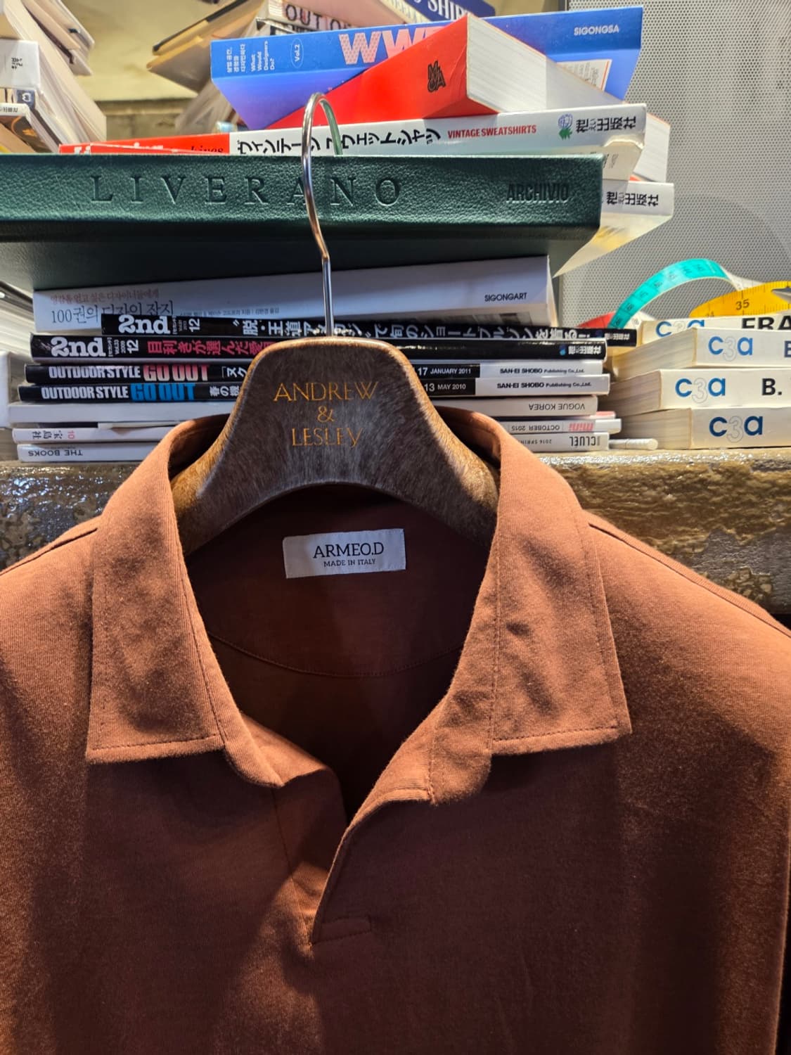 ARMEO.D 오픈칼라넥 티셔츠 상품이미지9