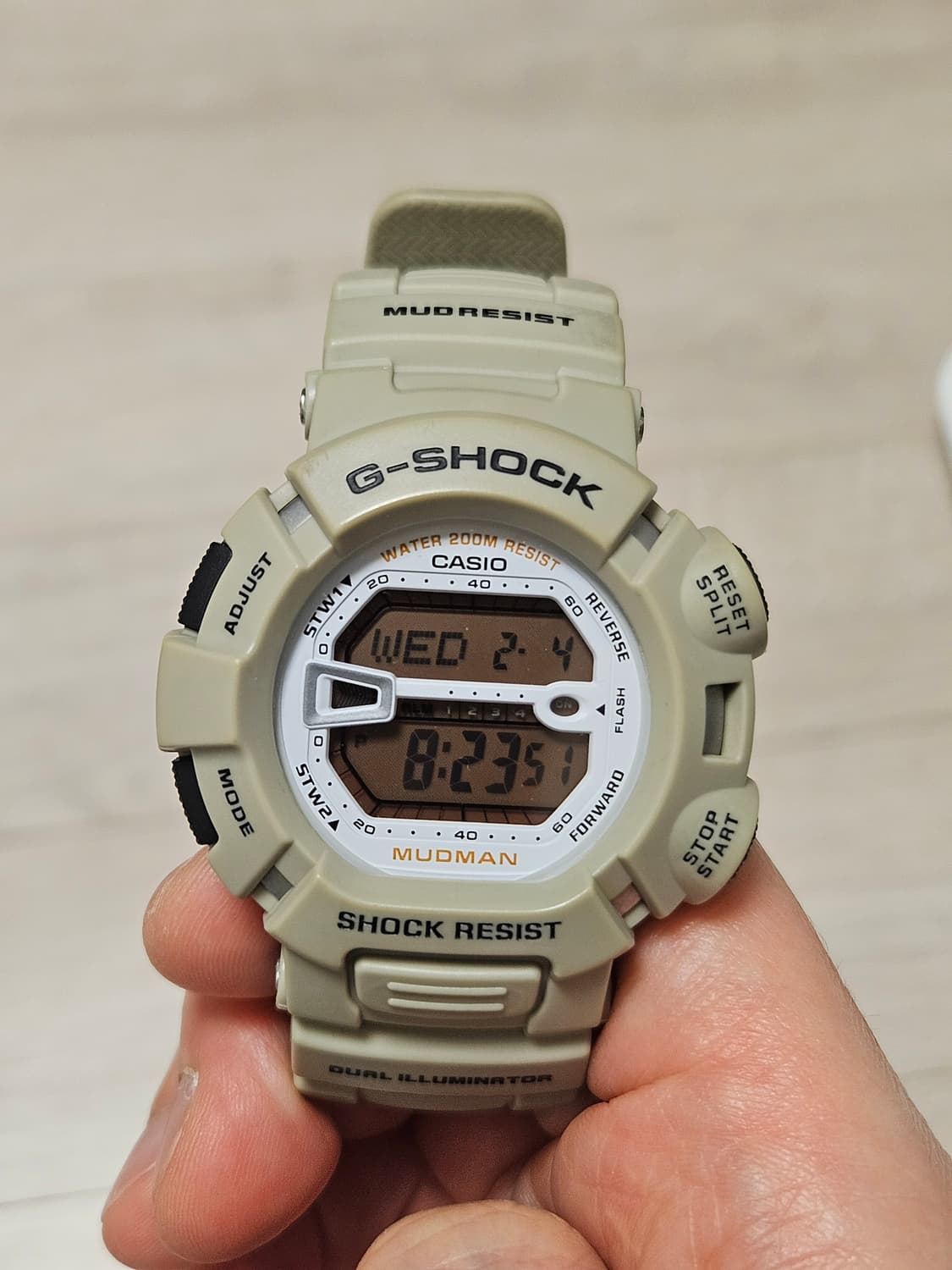 카시오 G-SHOCK 머드맨 베이지 시계 상품이미지1