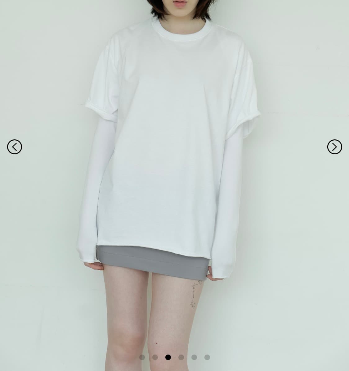 키야기 볼레로 티 white 상품이미지2