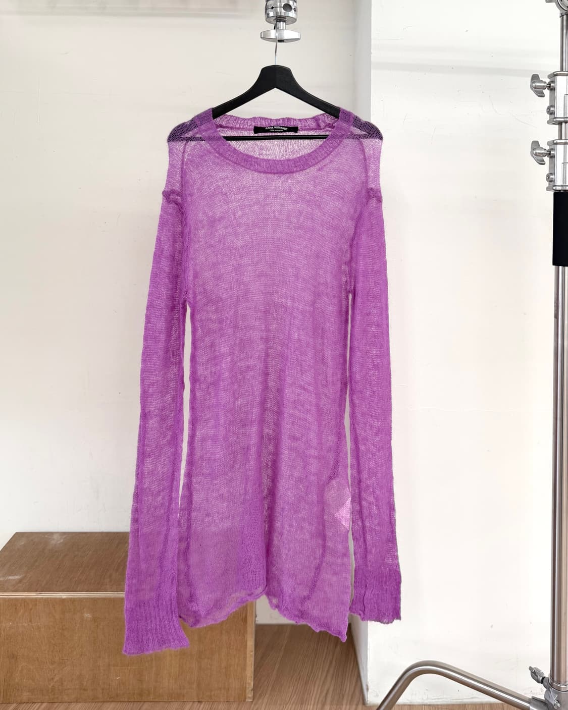 준야 와타나베 라일락 루스 위브 니트 상품이미지1