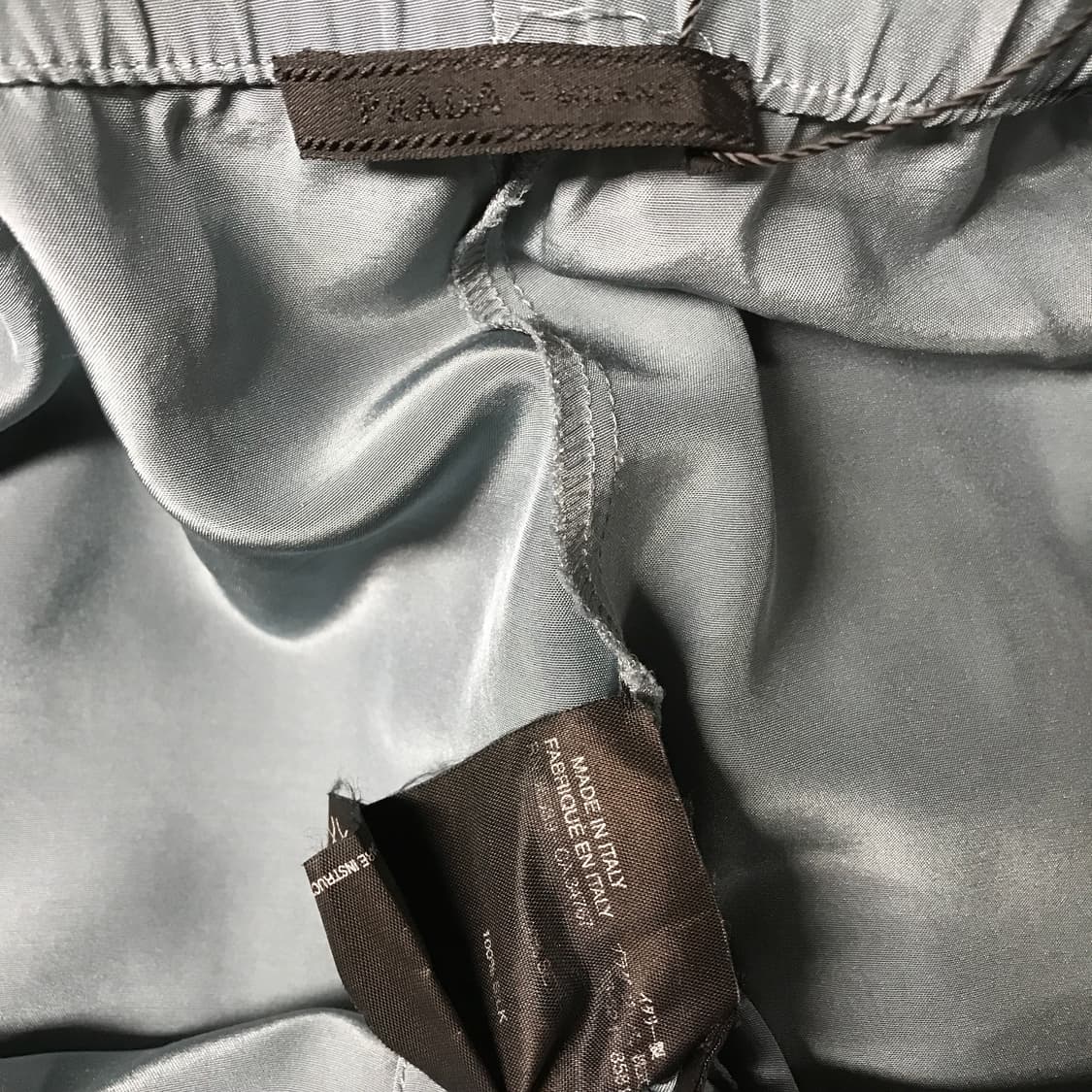 프라다 실크 팬츠 L 상품이미지6
