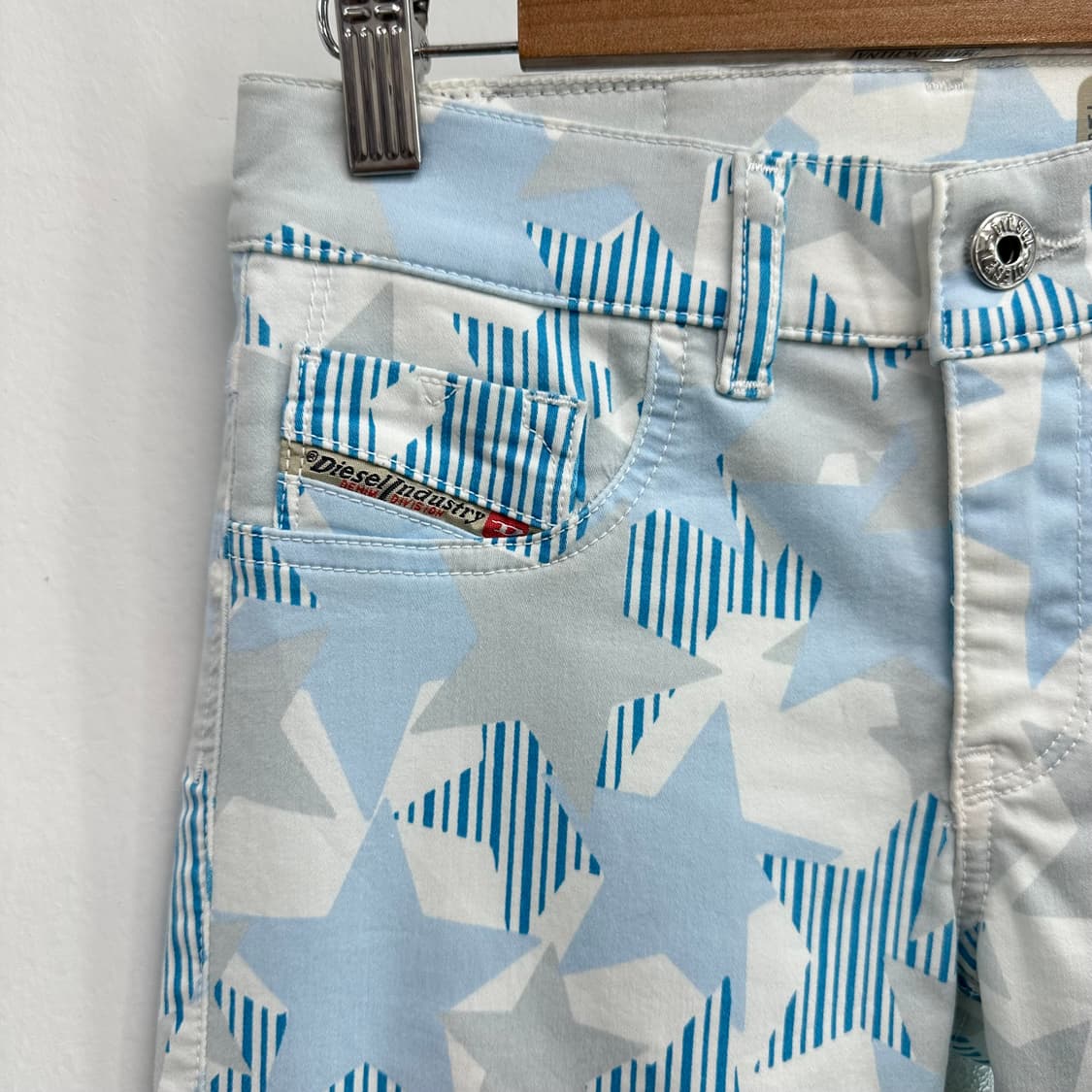 디젤 스타 패턴 디자인 팬츠 상품이미지3