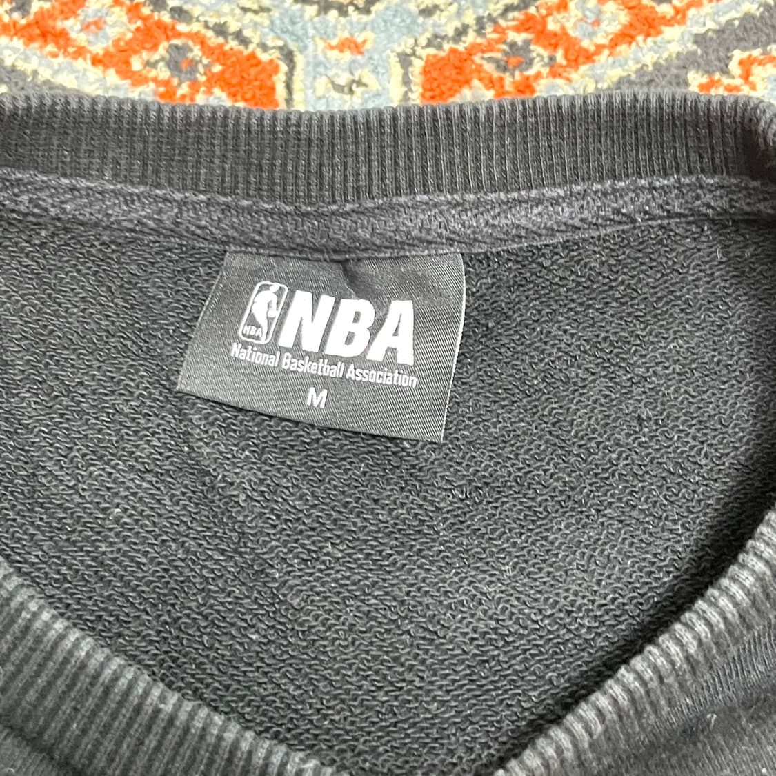 NBA 시카고불스 블랙 맨투맨 남성M 상품이미지3