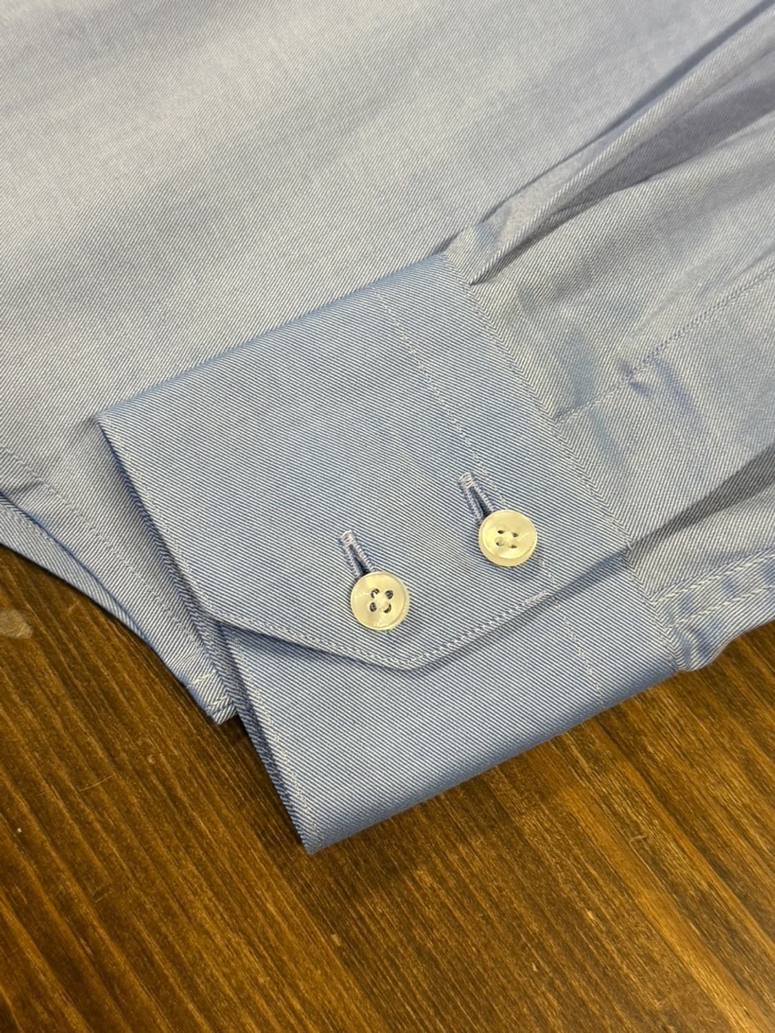 비스포크 오픈칼라넥 셔츠 슬림100 상품이미지9