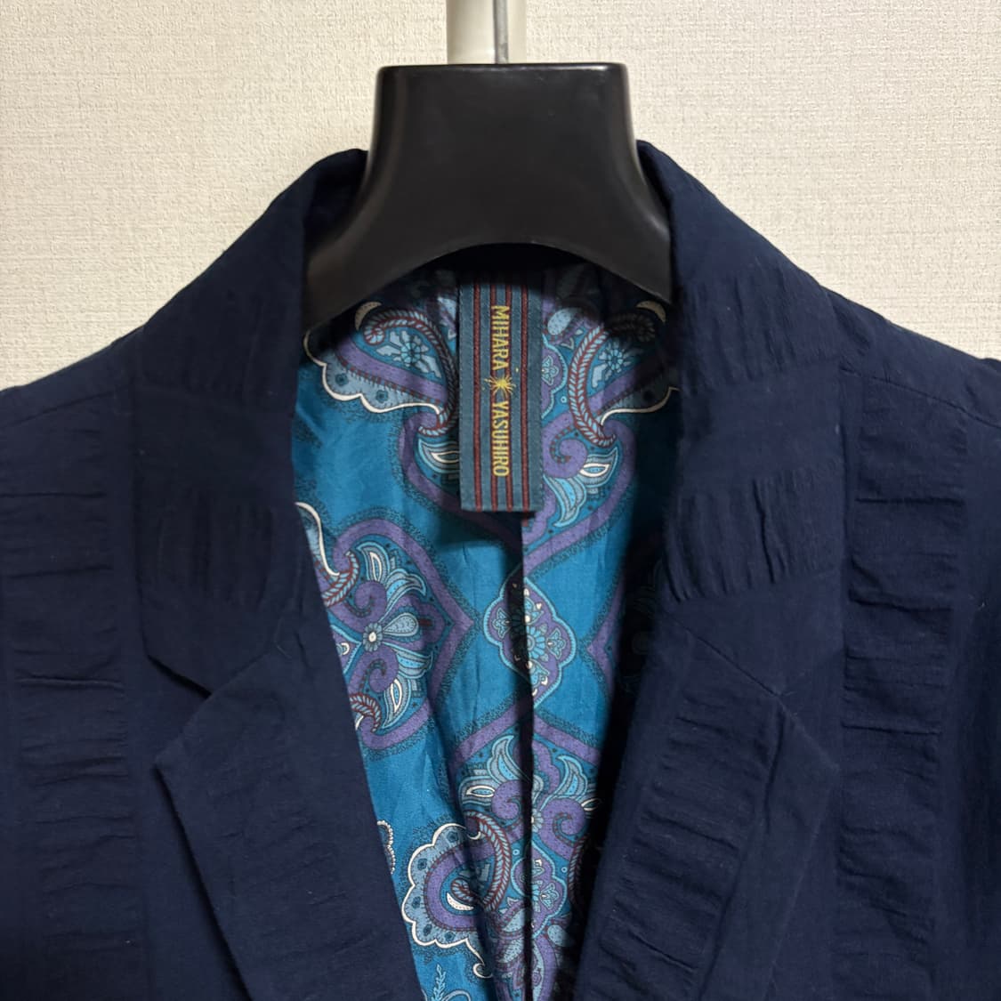 미하라 야스히로 셔링 블레이저 / 네이비, 48 상품이미지4