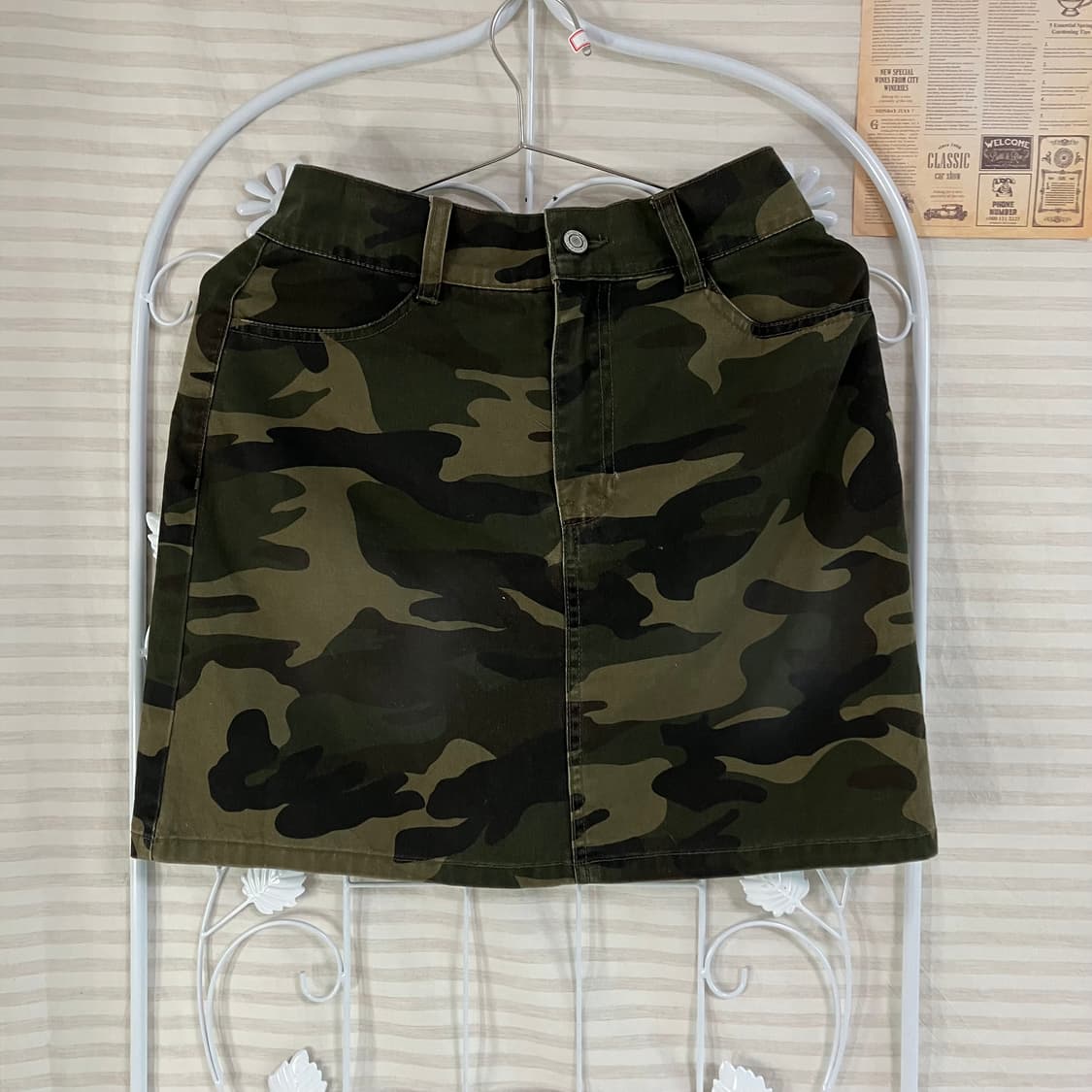 빈티지 밀리터리 스커트 828 y2k 스트릿 모리 갸루 일본빈티지 펑키 상품이미지1