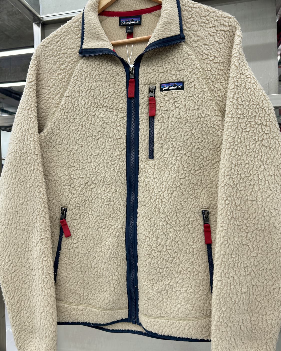 파타고니아 레트로 Retro-X 쉐르파 후리스 플리스 자켓 베이지 상품이미지2