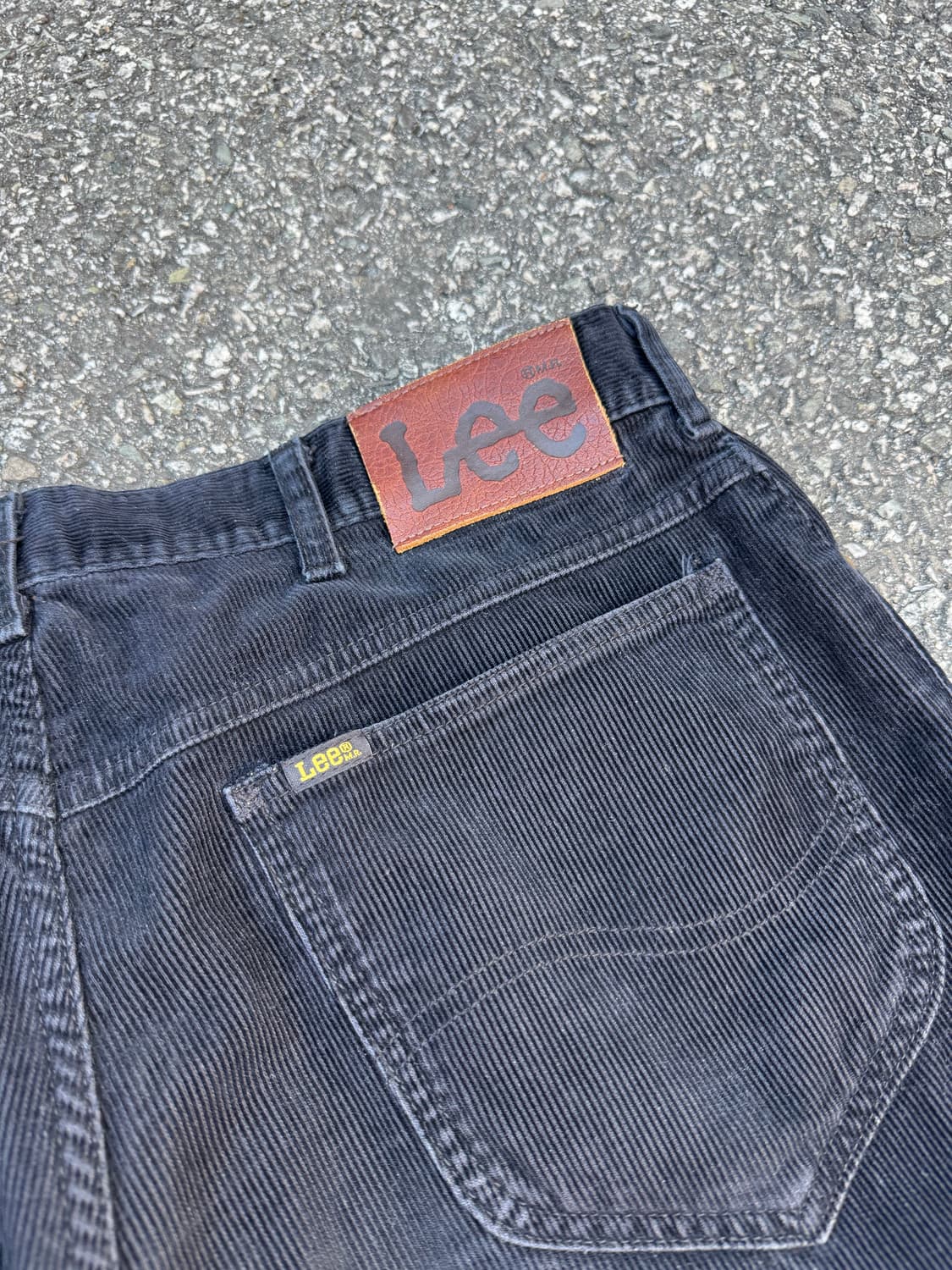 90’s Lee Riders 코듀로이 블랙 팬츠 상품이미지9