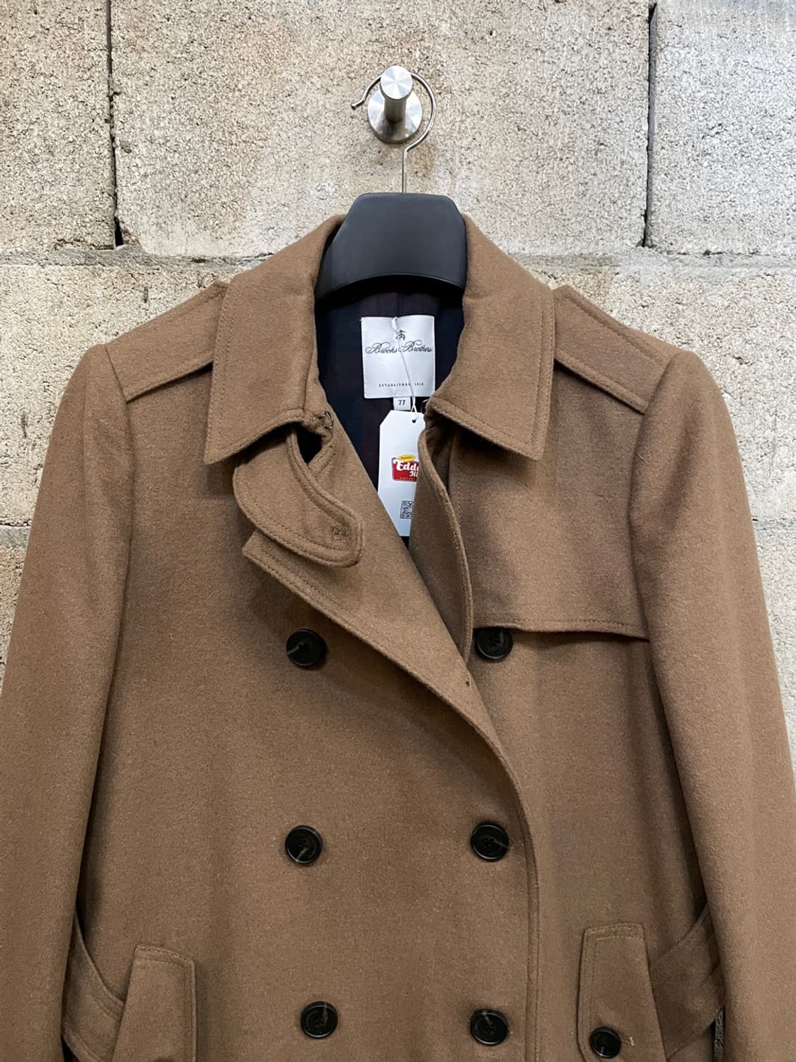 브룩스 브라더스 울 트렌츠 코트  상품이미지2