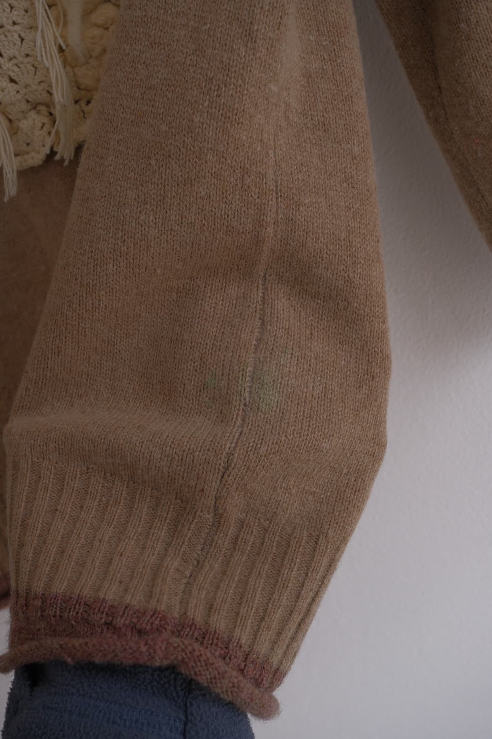 Hand bag crocheted back button knit top 상품이미지10