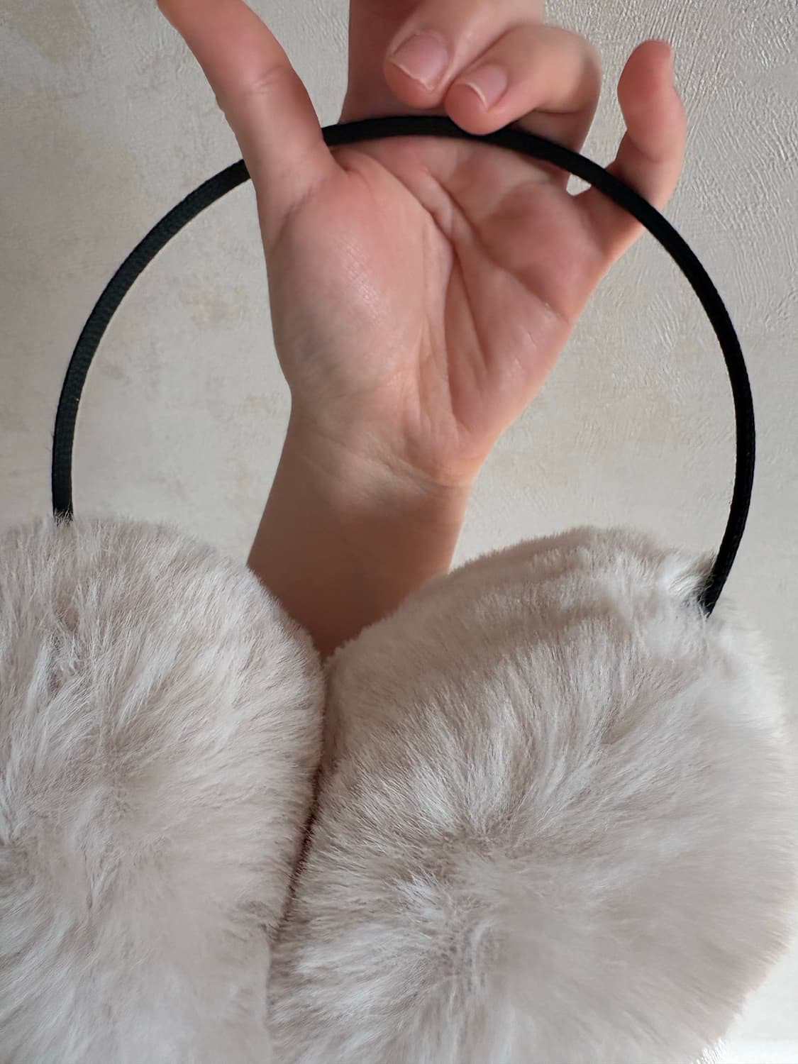 Milk fur earmuffs 상품이미지3