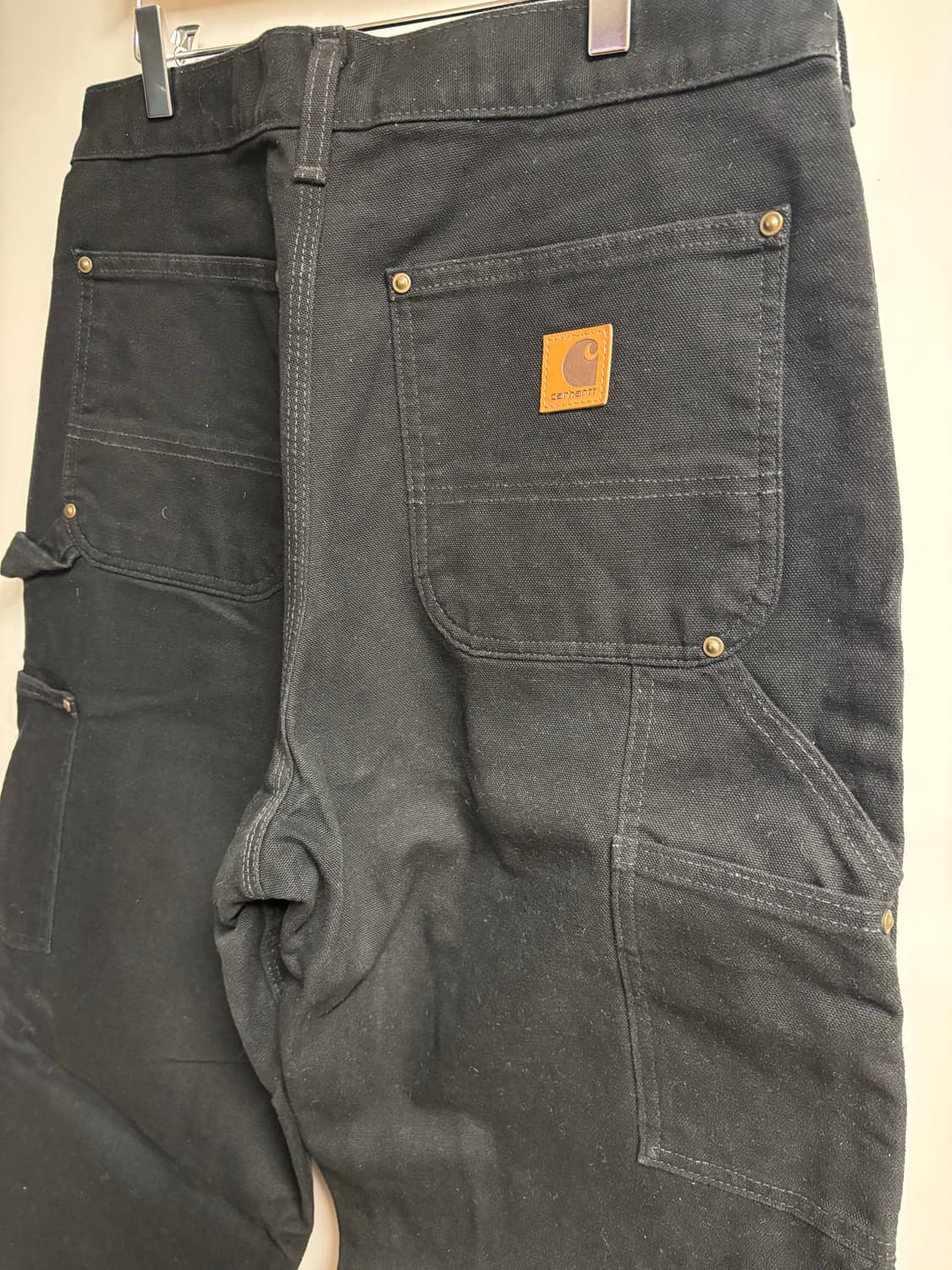 [31X32] 칼하트 더블니 워크팬츠 블랙 상품이미지6