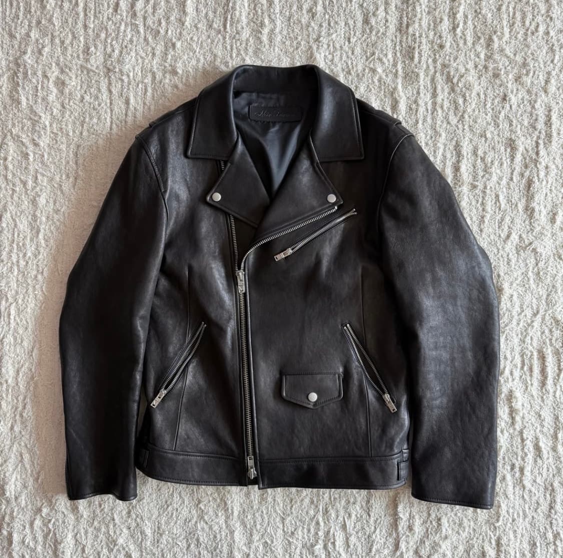 누아르 라르메스 램스킨 라이더 자켓 상품이미지4