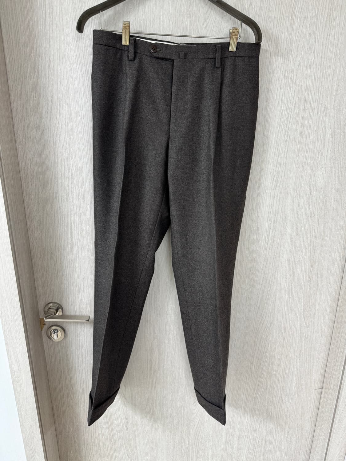 유나이티드 애로우즈 상위 라벨 소버린하우스 다크브라운 플란넬 수트 52 상품이미지6