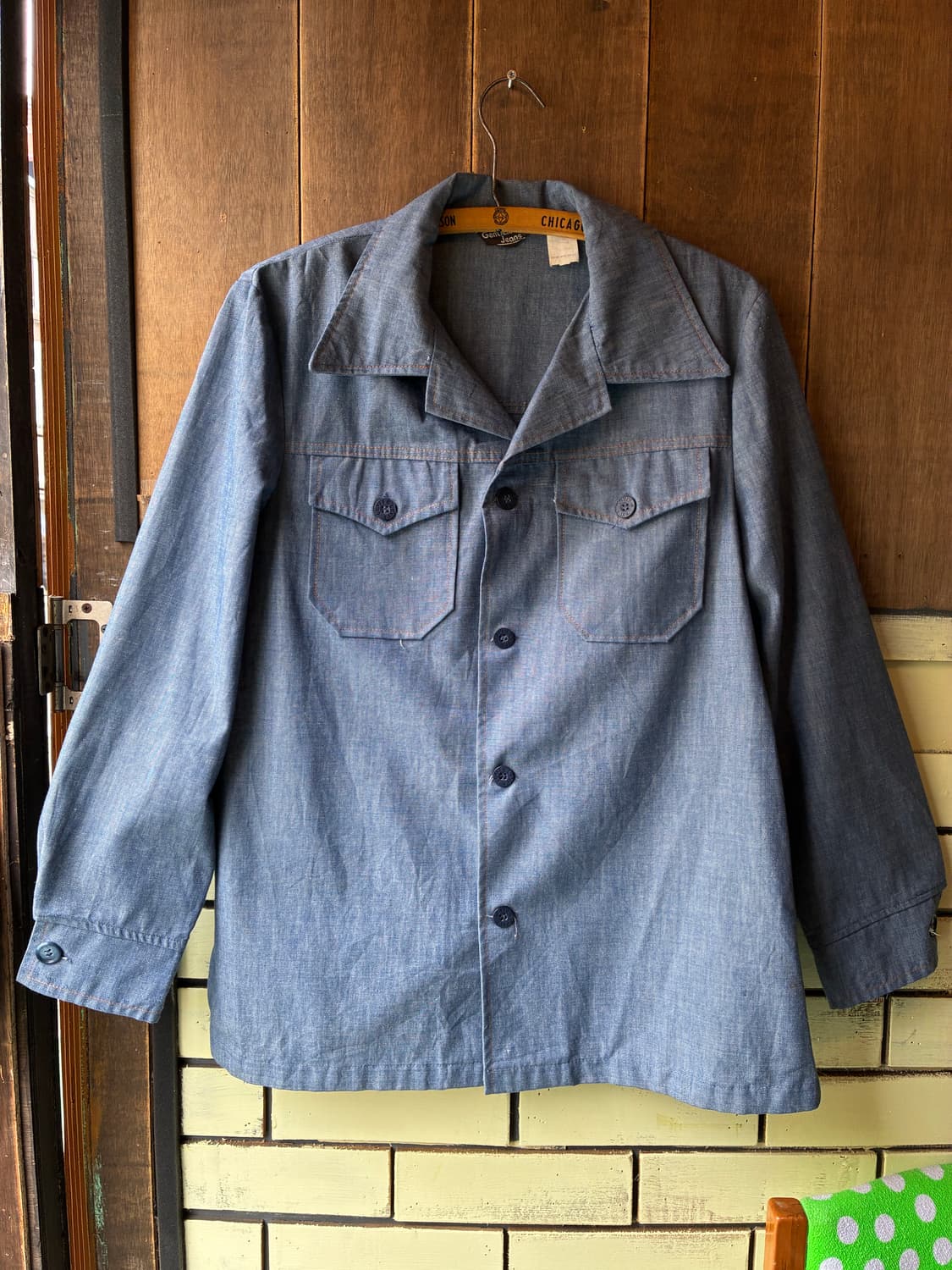  70’s Levi’s Gentleman’s Jeans Shirt 상품이미지3