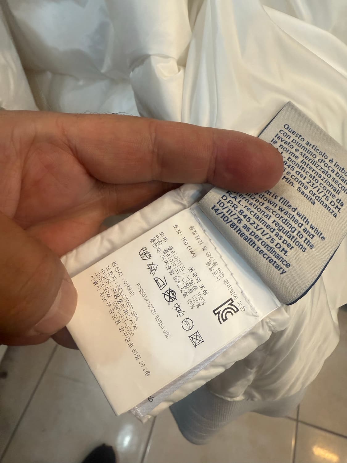 14y/44-55 정품 몽클레어 경량패딩 팝니다 상품이미지5