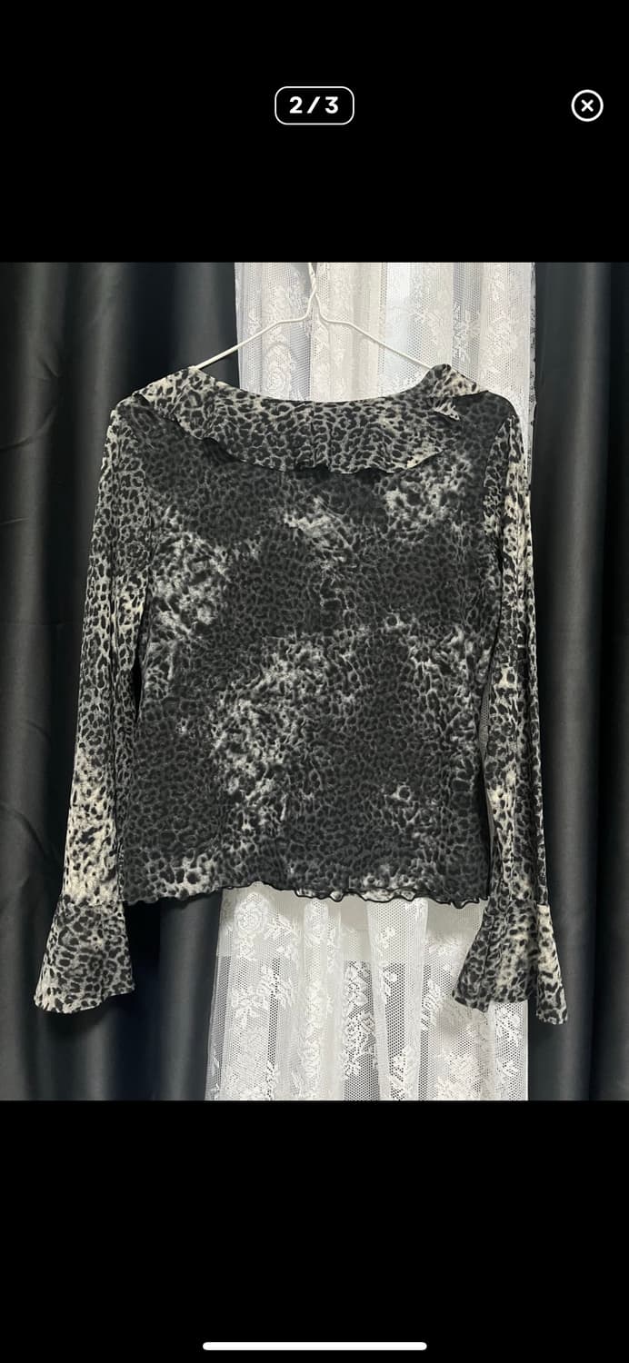 Vintage leopard blouse 상품이미지2
