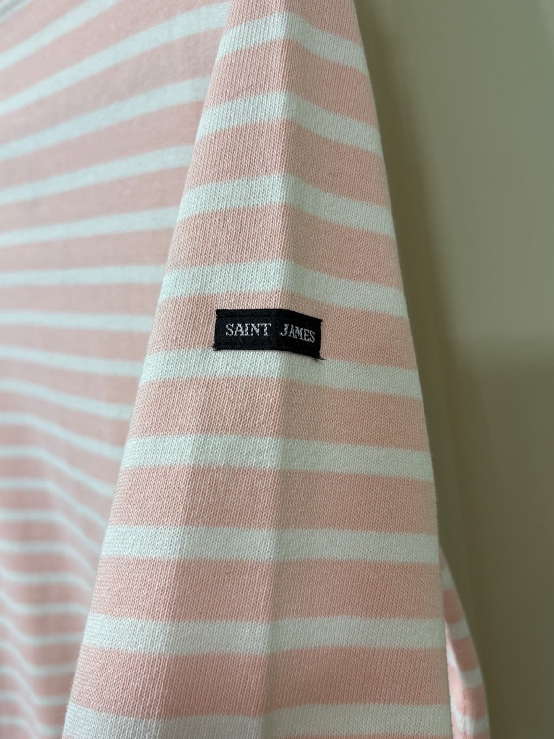 세인트제임스(Saint James) 핑크 스트라이프 긴팔 티셔츠 상품이미지3