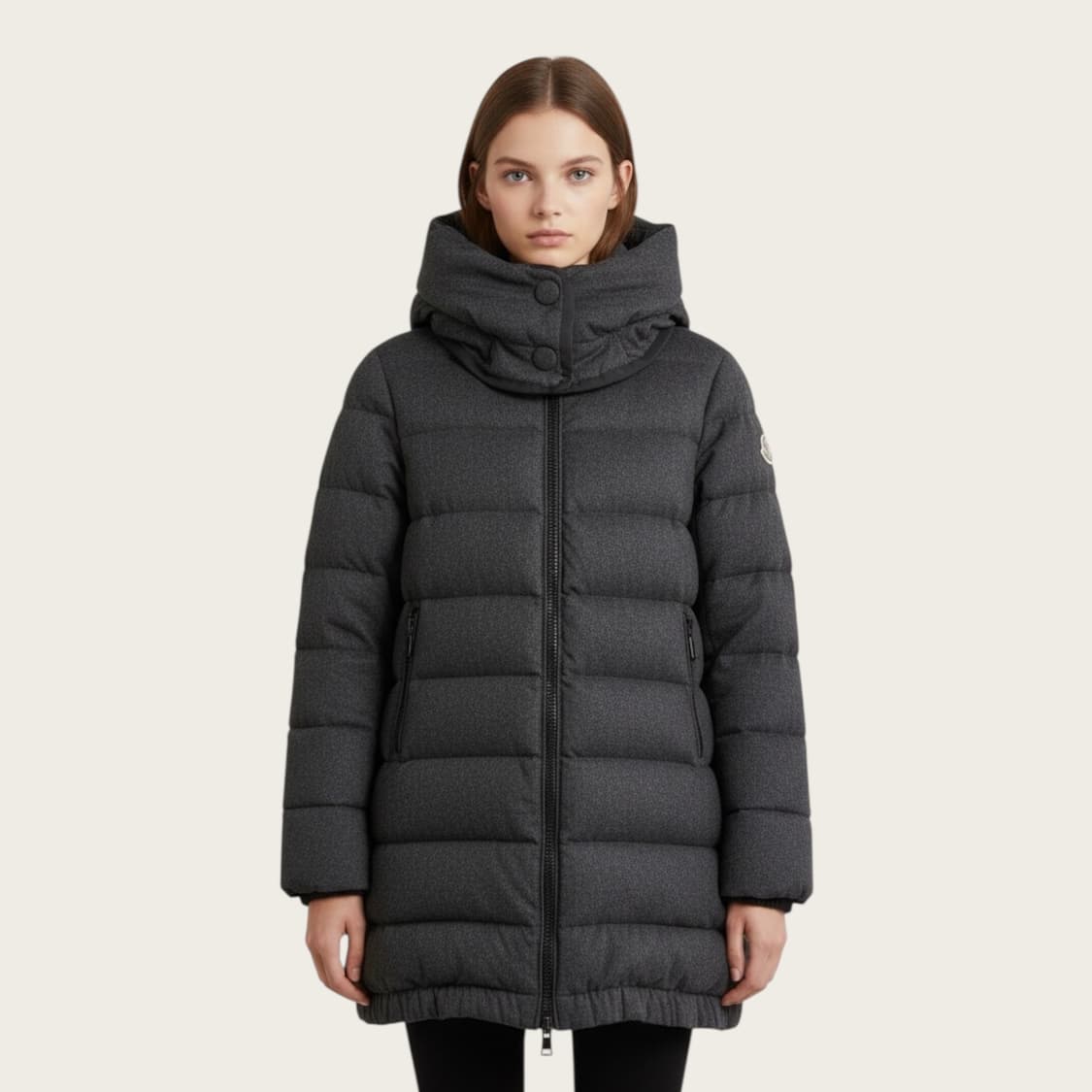 0/ 몽클레어 프릴 구스다운 롱패딩 점퍼 상품이미지1