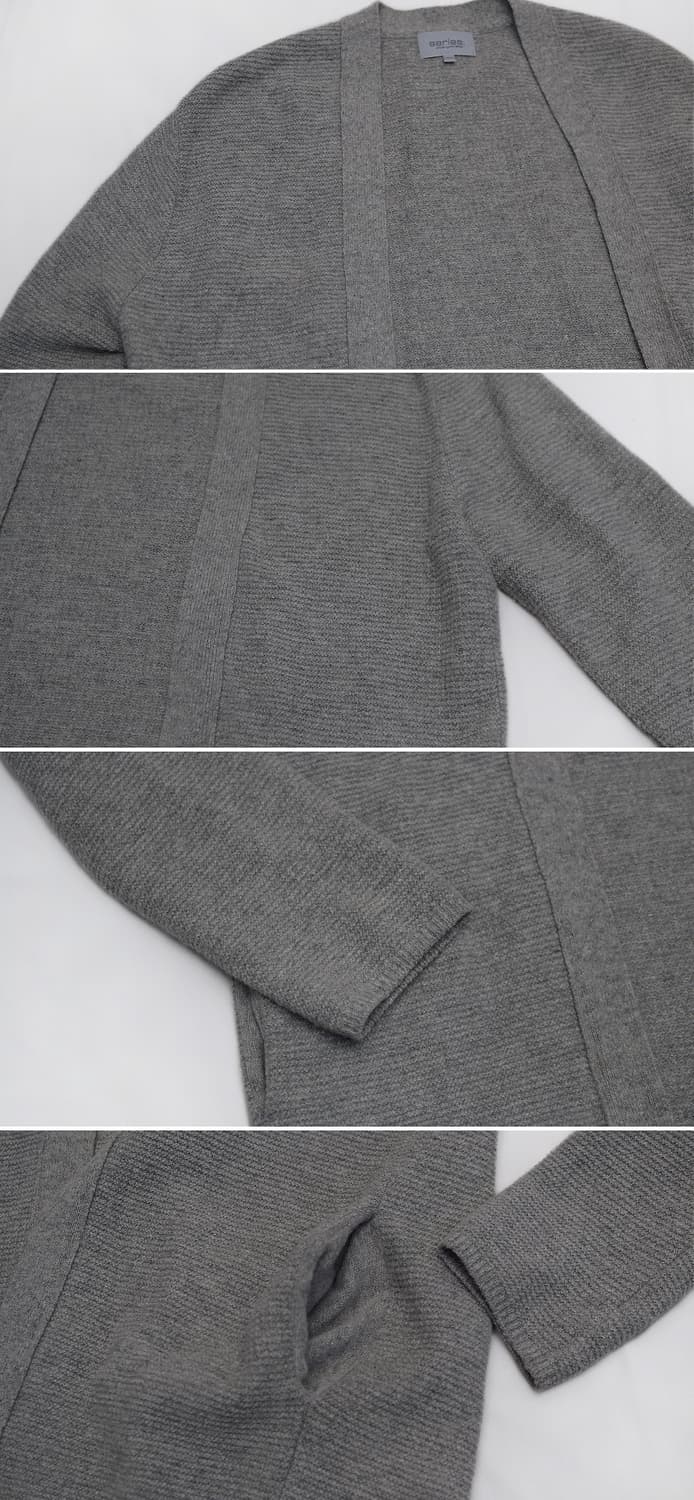 시리즈 버튼리스 울캐시미어 트위드 믹스 니트 가디건 (100) 상품이미지8