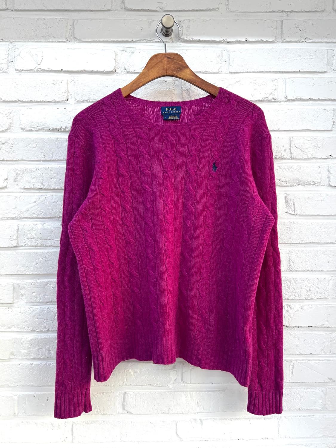 폴로 퍼플 꽈베기 니트 상품이미지3