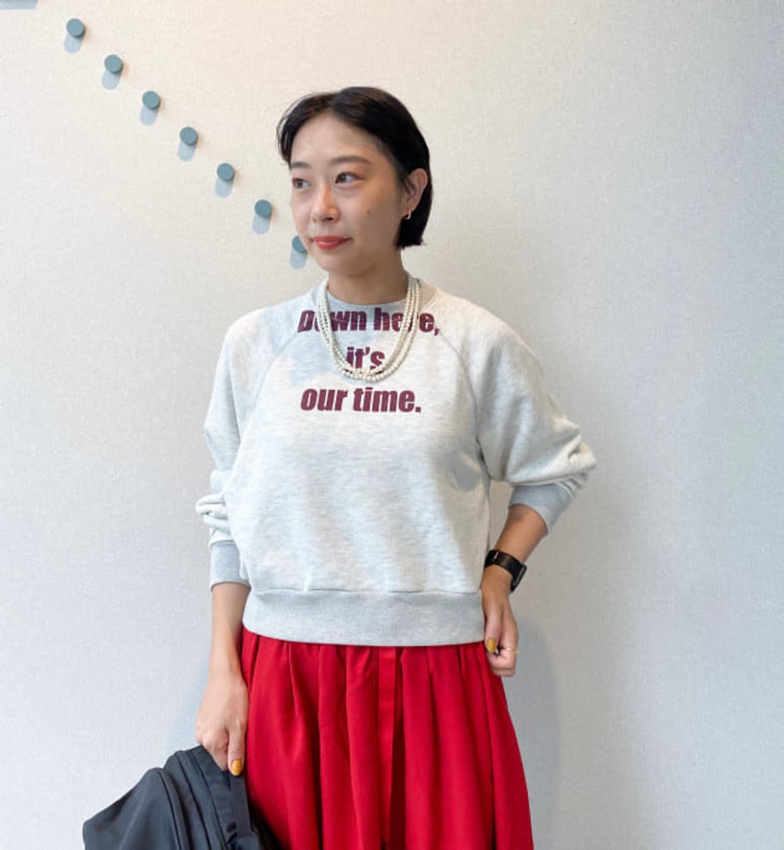 빔즈보이 BEAMS BOY Message Crewneck 상품이미지5