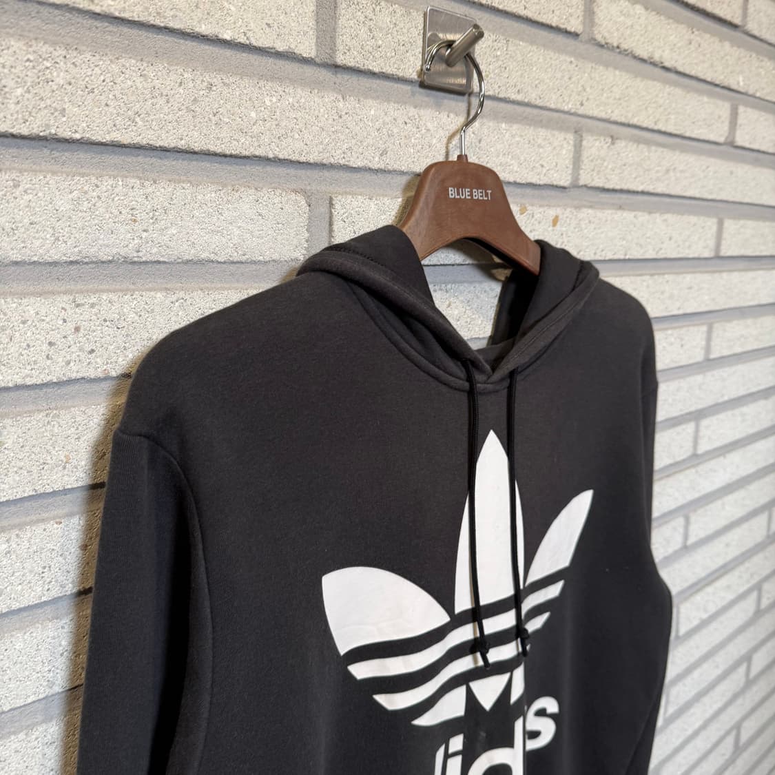 아디다스 파이어버드 프론트 빅로고 프린팅 후드티 상품이미지3