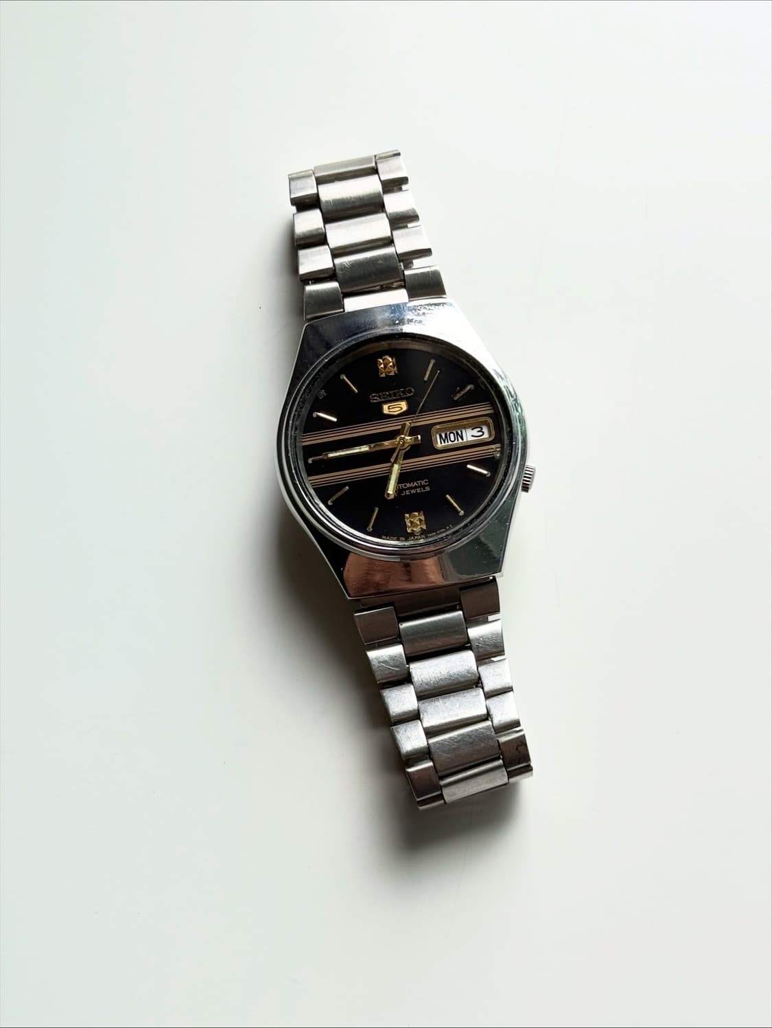 90s Seiko5 Autmatic Vintage Metal Watch 상품이미지1