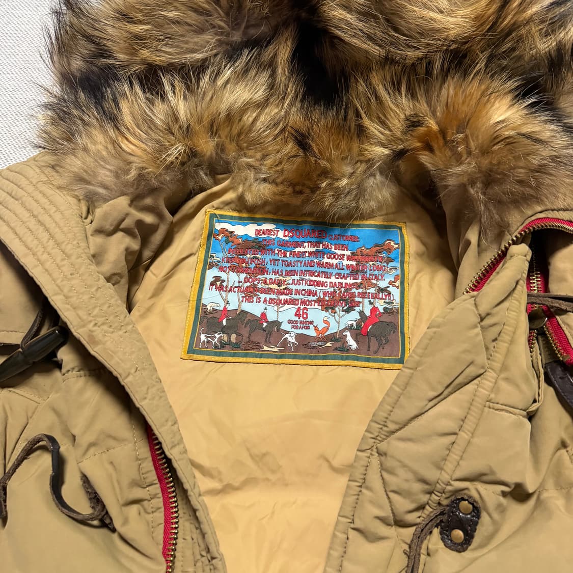 디스퀘어드2 더블라쿤 구스다운 (46) 정품 상품이미지4