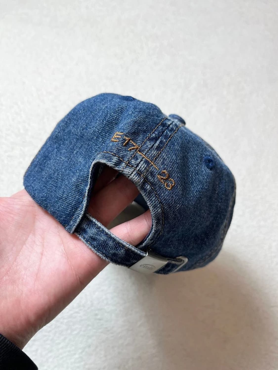 이미스 23FW 워시드 데님 볼캡 A1771 상품이미지4