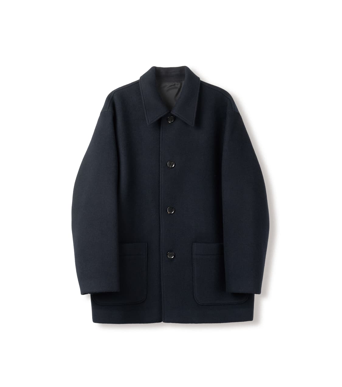 sew 스테디에브리웨어 울 하프 코트 네이비 3사이즈 상품이미지5