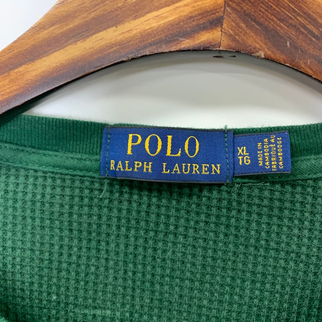 폴로 랄프로렌 신형 딥그린 와플 니트 상품이미지5