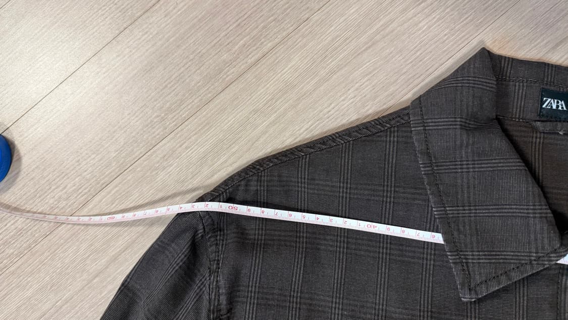 (XL) 자라 라이트웨이트 체크 점퍼  상품이미지5