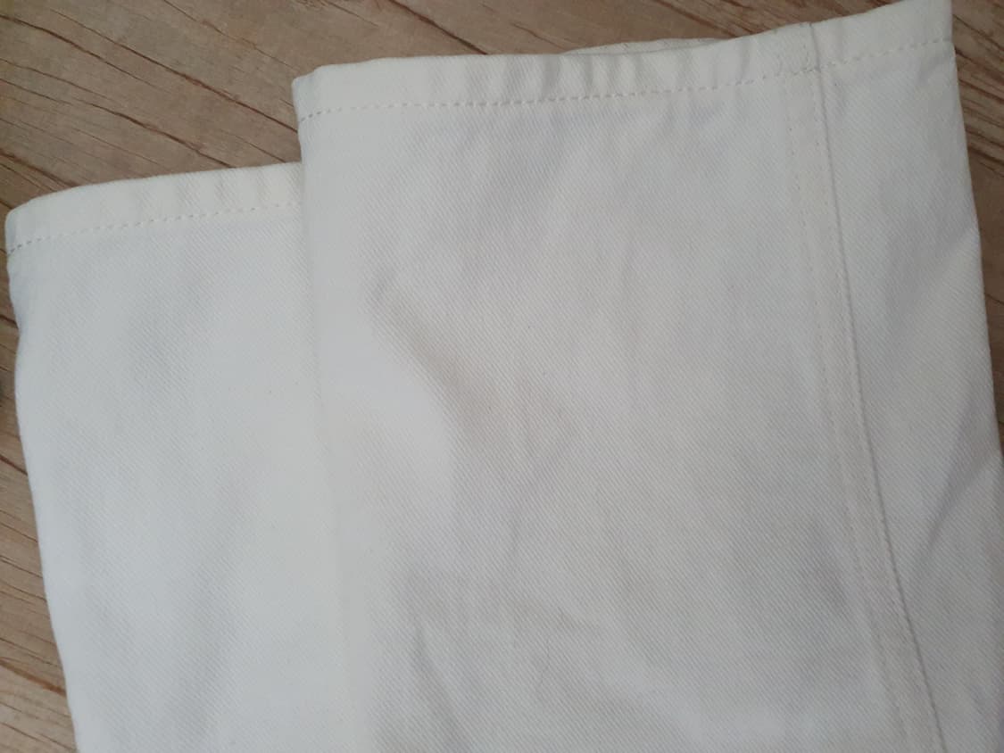 리트 Wide jean washed white 데님 28 상품이미지5