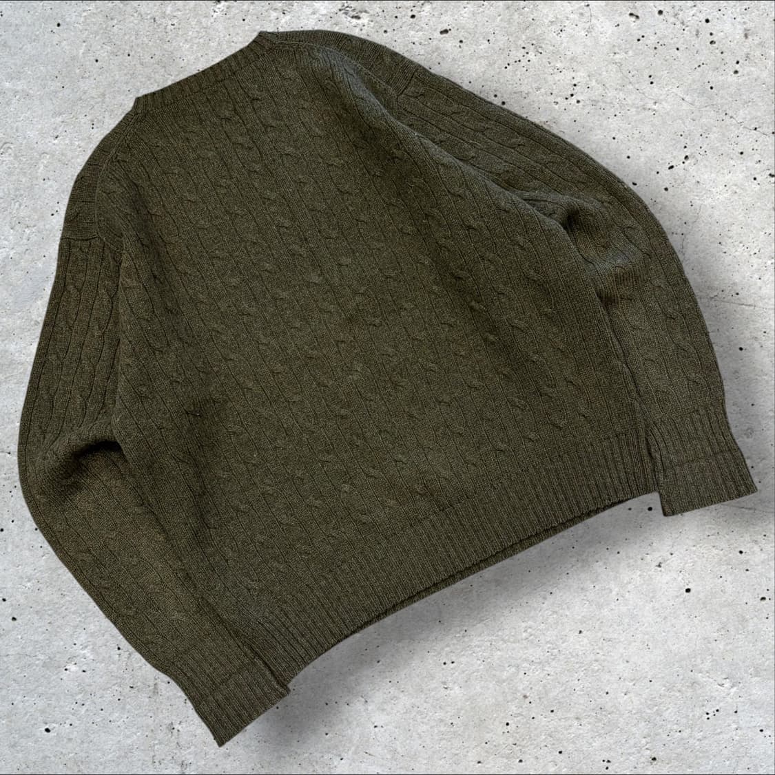 [95] 폴로 랄프로렌 울 케이블 니트 올리브 D386 상품이미지2