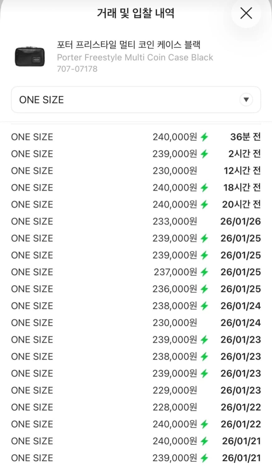 포터 프리스타일 멀티 코인 지갑 블랙 상품이미지2