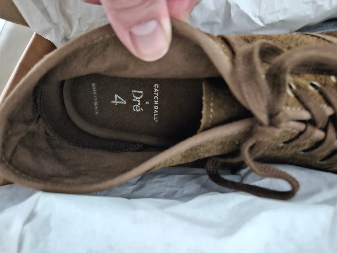 드레프로젝트 dre projet cs 슈즈 카멜브라운 4사이즈 상품이미지3