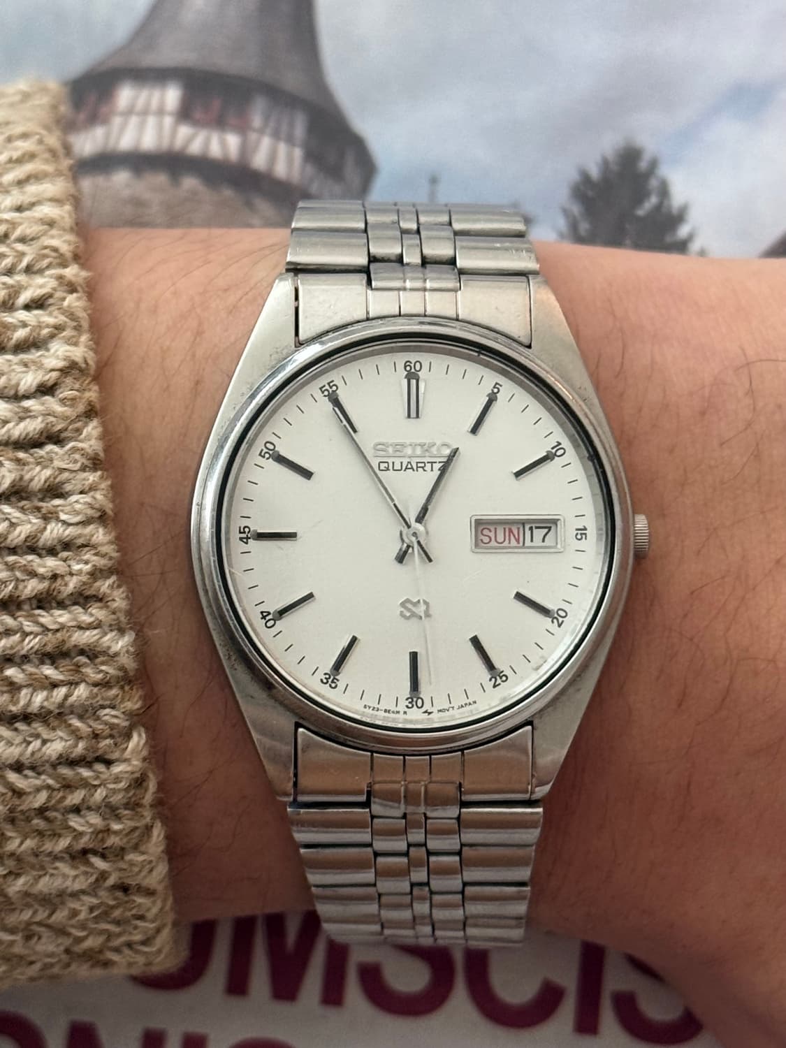 Seiko 세이코 SQ 쿼츠 Day-Date 상품이미지7