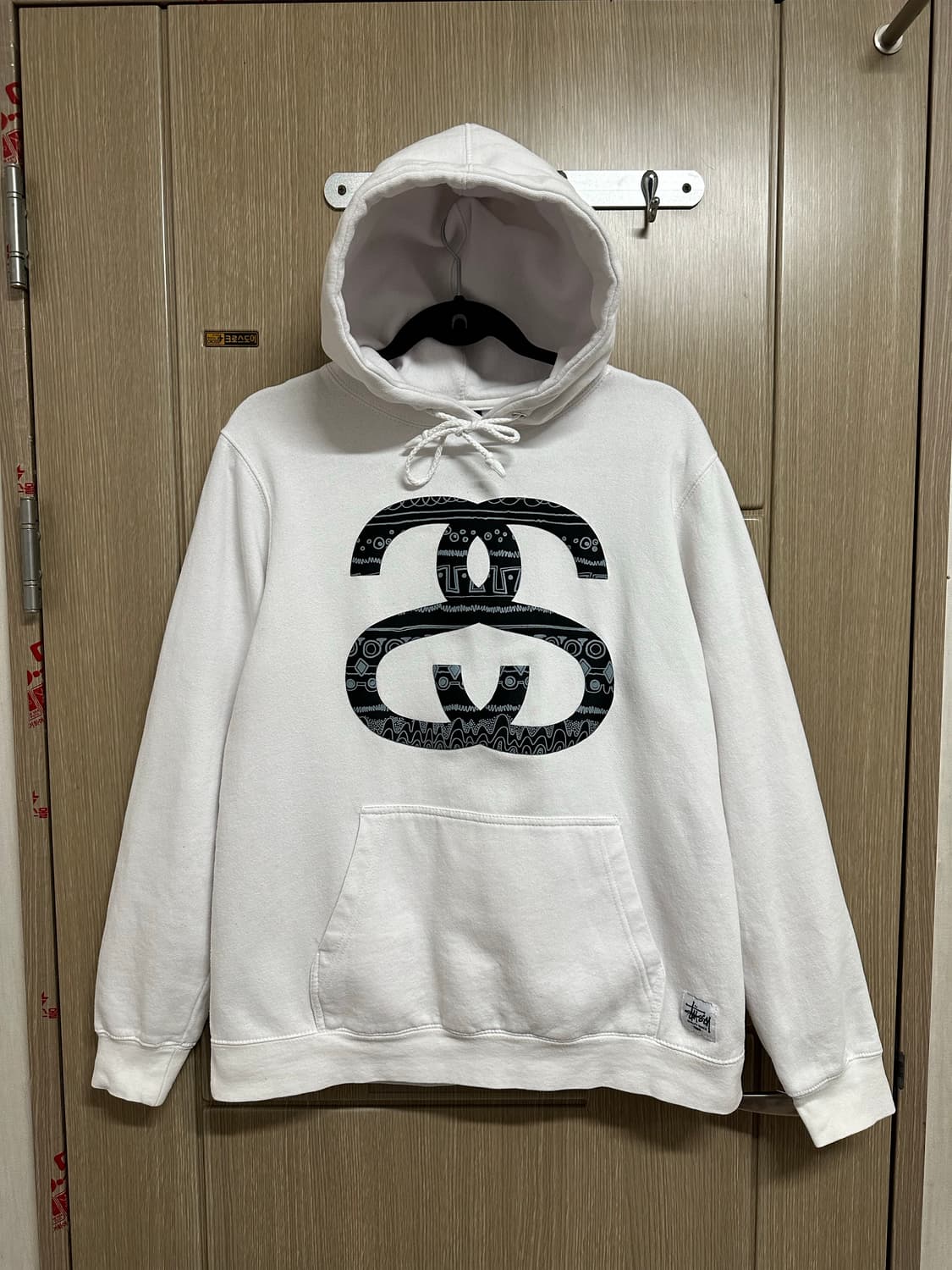 Stussy 스투시 화이트 후드티 M 상품이미지1