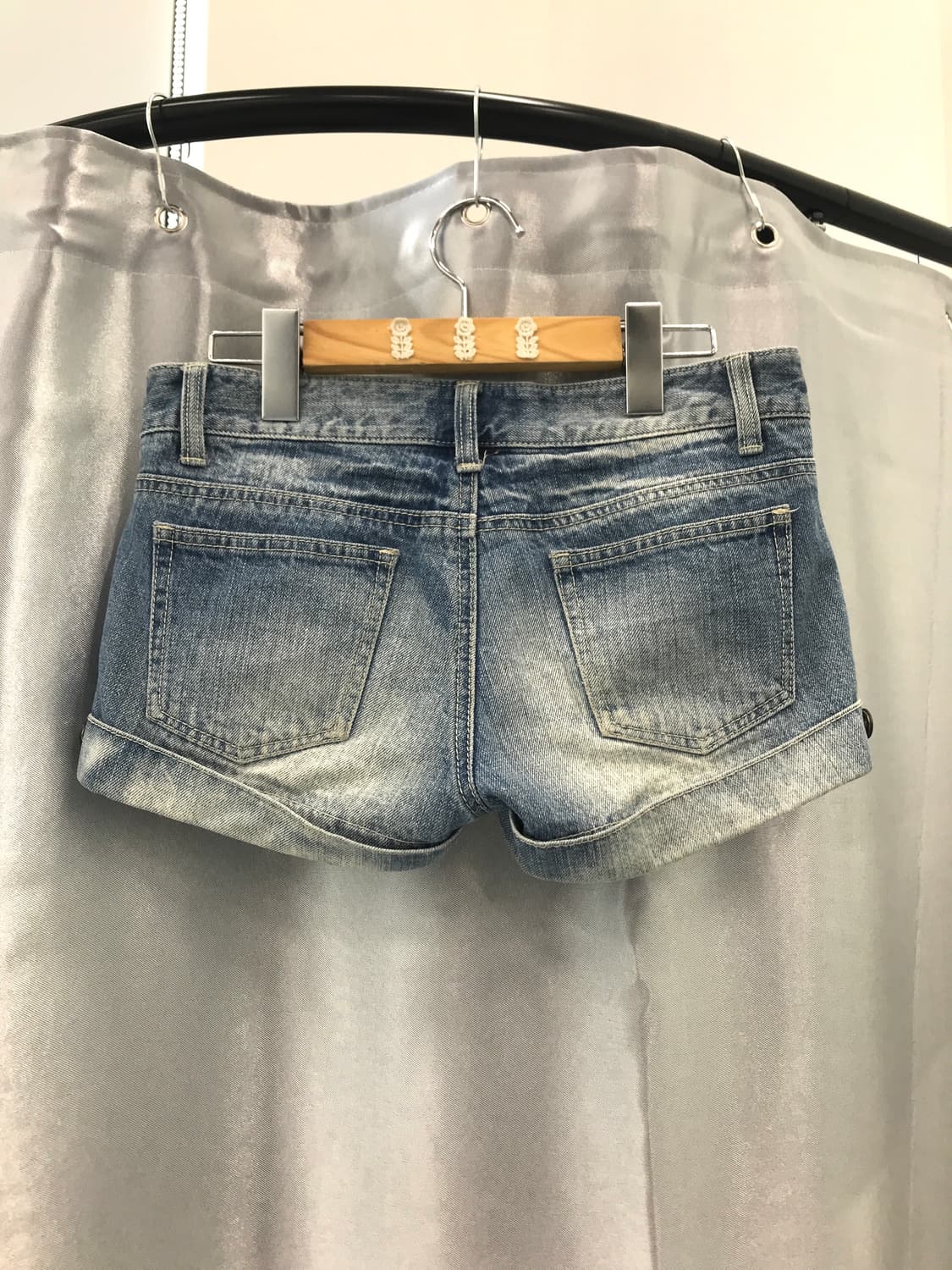 Jpn detail denim mini shorts 상품이미지8