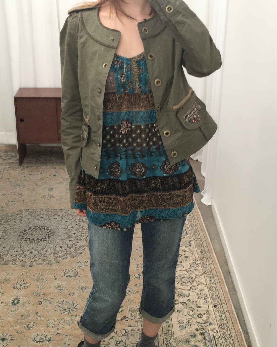 카키 자켓 상품이미지5