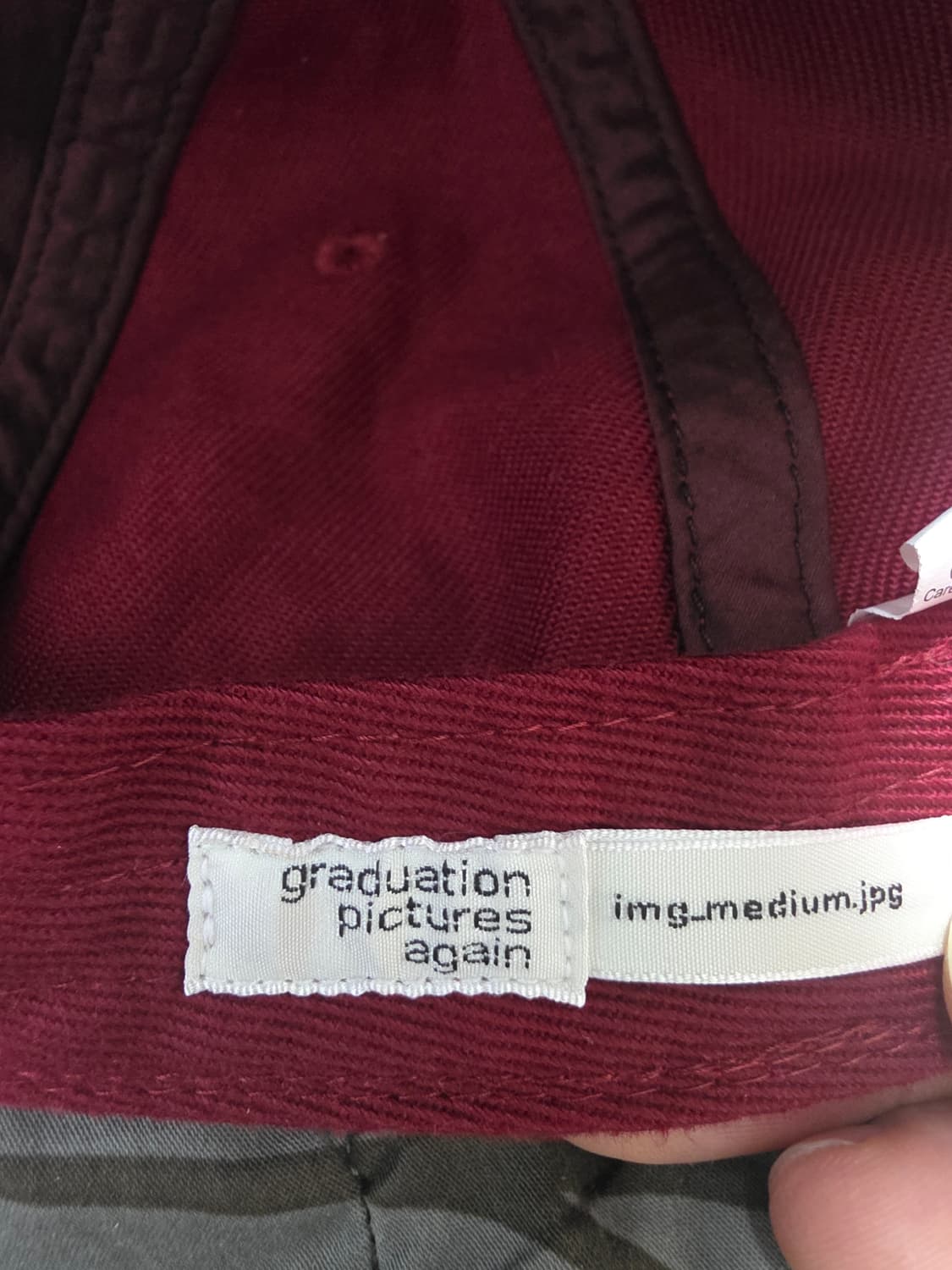 테프스토어즈 레드 볼캡 미듐사이즈 상품이미지3