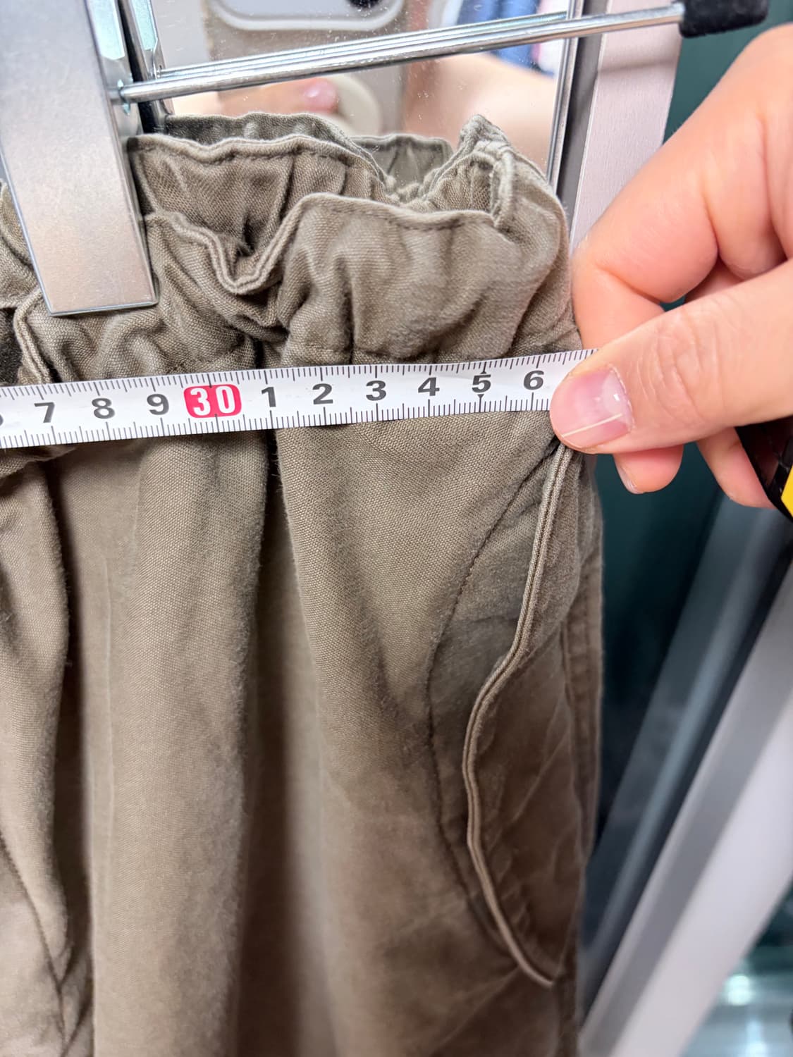 마카 와이드 오버 팬츠 3사이즈 상품이미지4