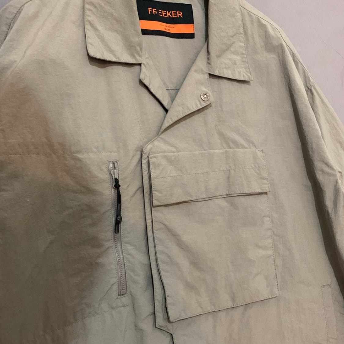 L 커스텀멜로우 프리커 빅포켓 나일론 셔츠 자켓 셔켓 상품이미지4