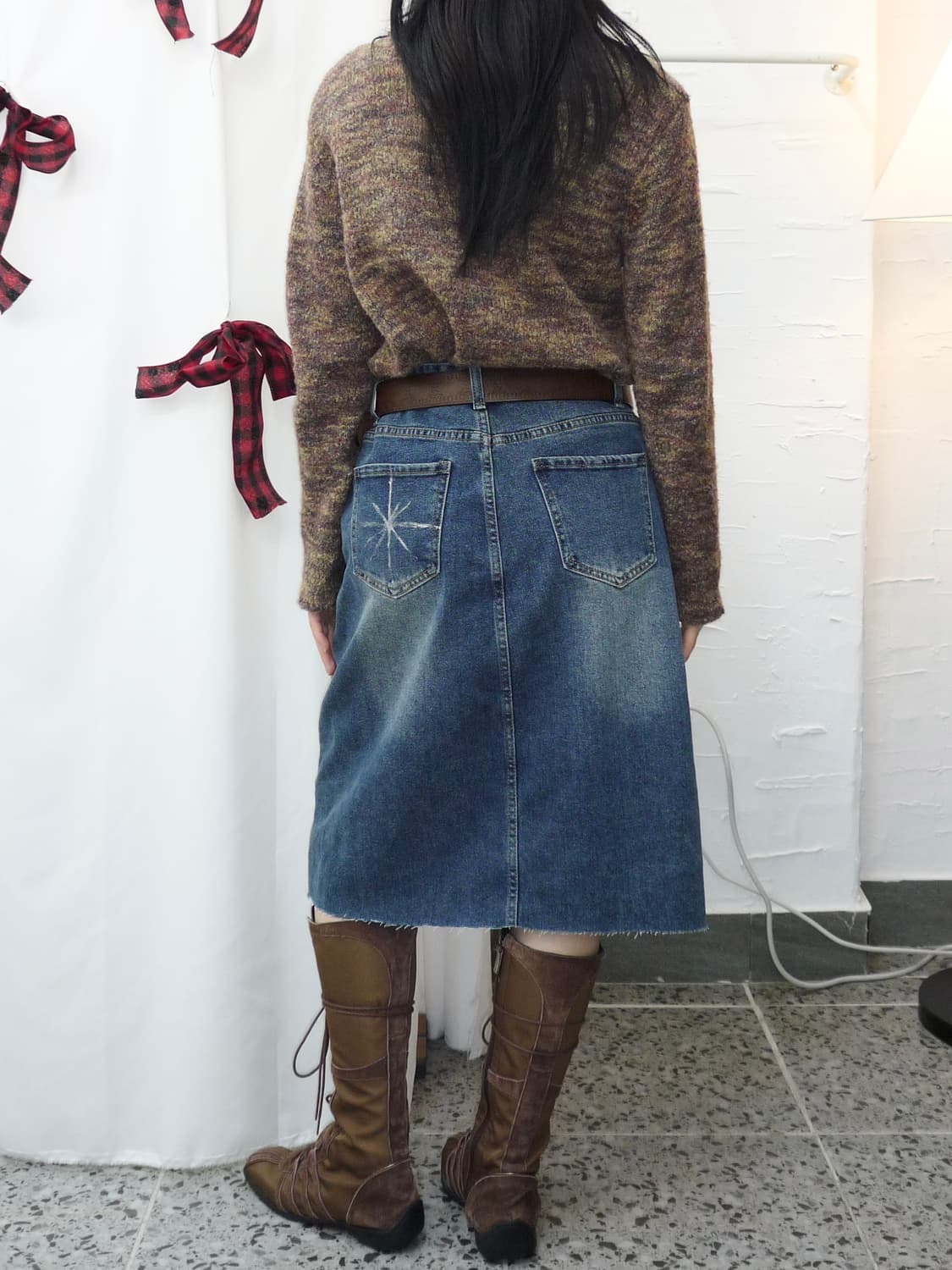 Sand brown knit 상품이미지3