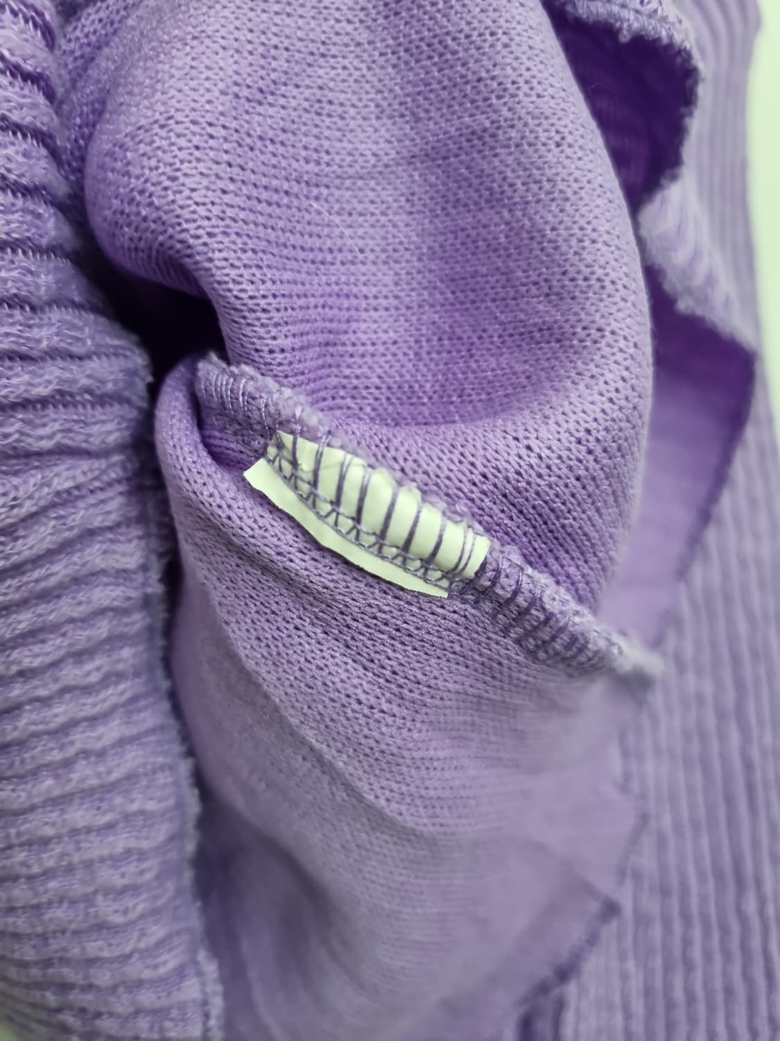 버쉬카 퍼플 크롭 니트  상품이미지5