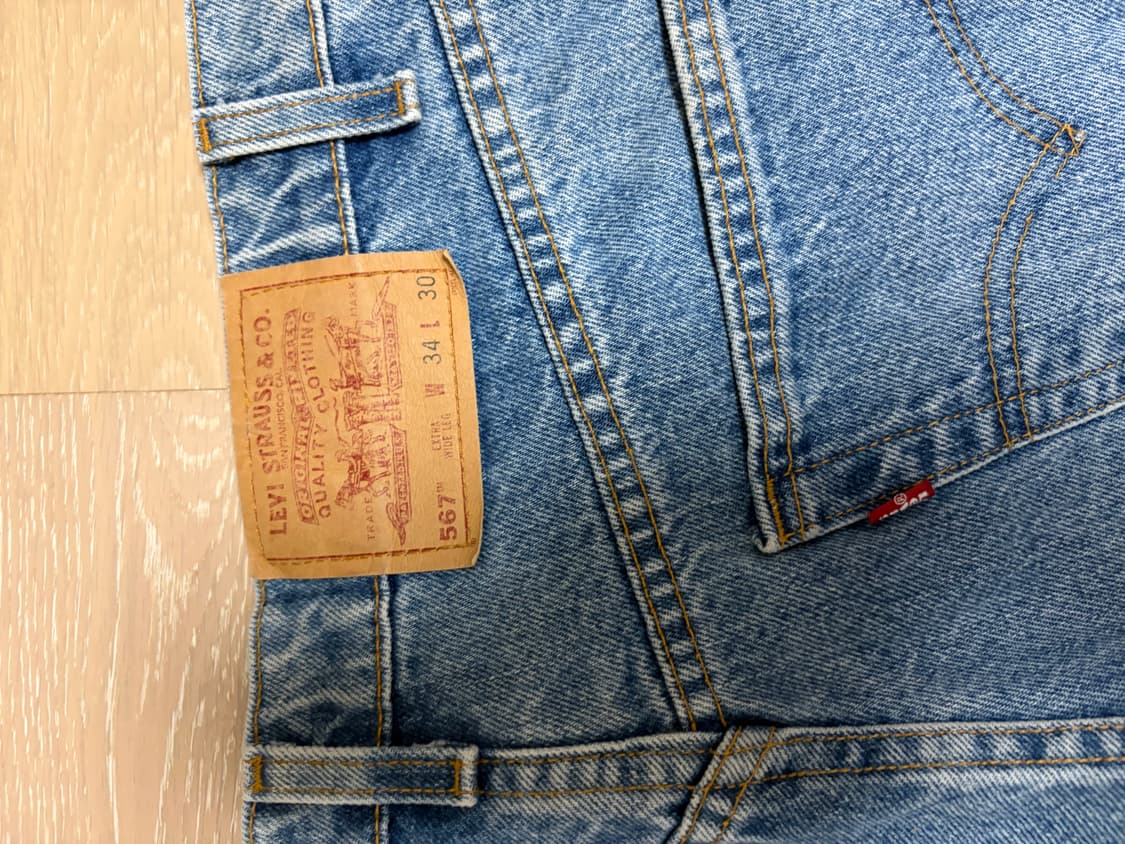 빈티지 리바이스 567 made in usa🇺🇸 상품이미지5