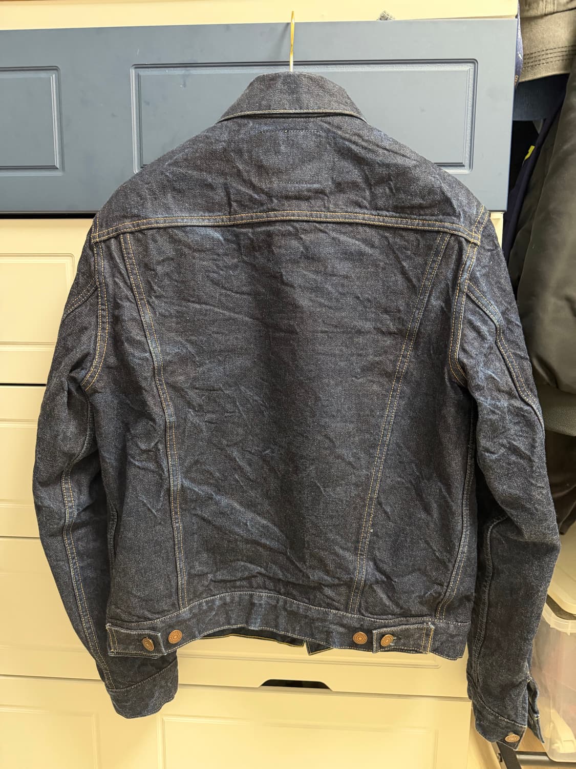 Denime by warehouse 3rd 셀비지 데님자켓 상품이미지3