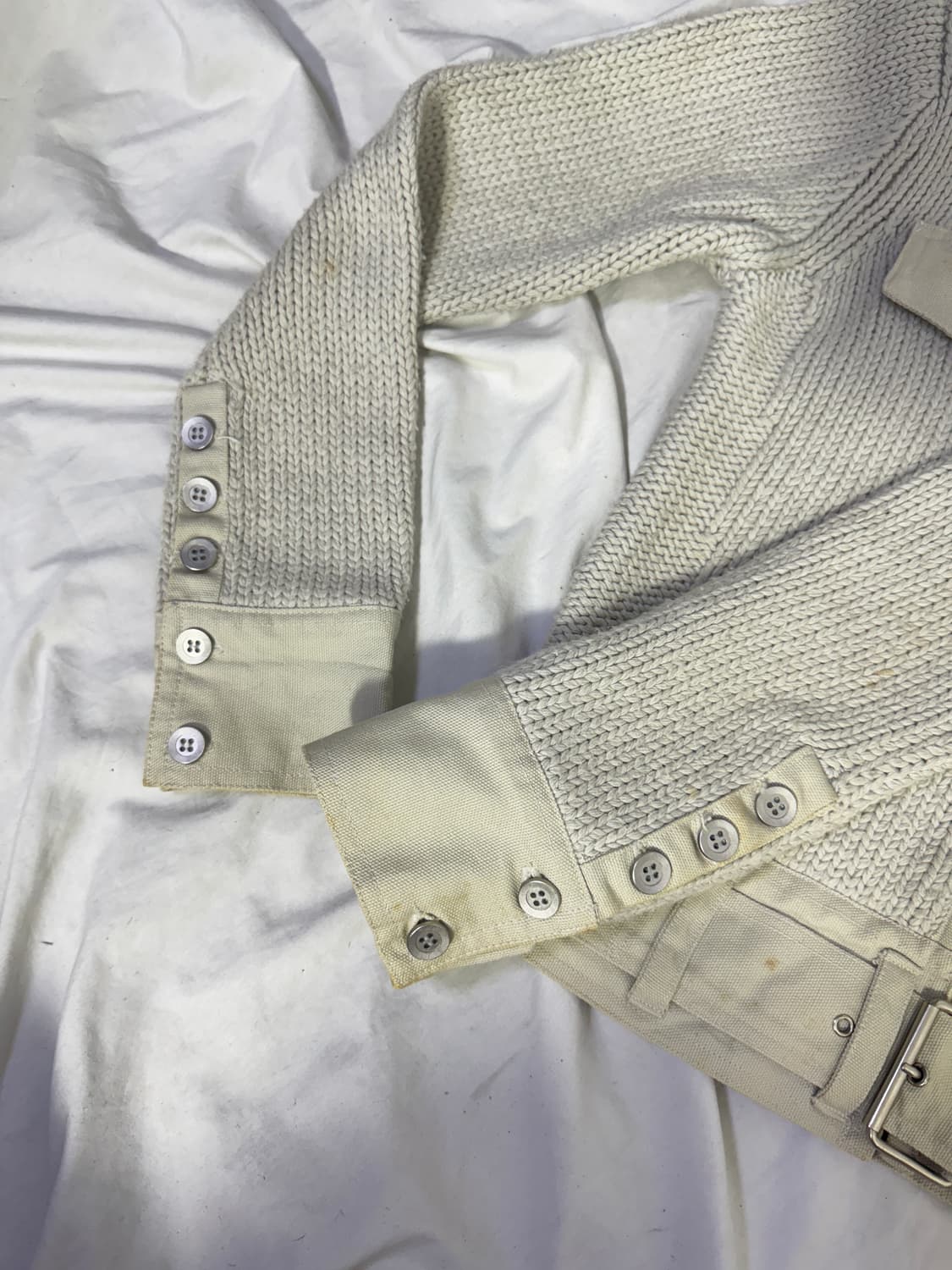 et vous 벨티드 집업 니트 자켓 y2k lgb goa 상품이미지7